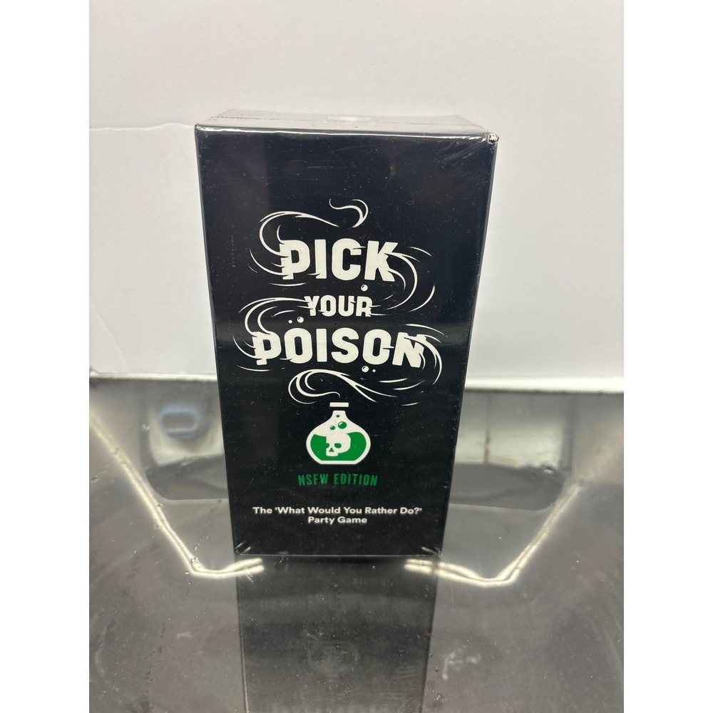 Pick Your Poison Card Game Adult NSFW Edition Black New Sealed Dyce Games
